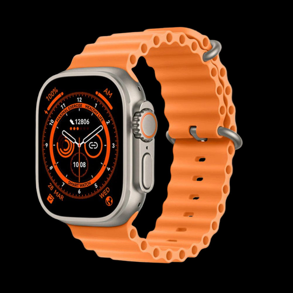 SmartWatch 1.99” - Apel Bluetooth, Încărcare Wireless, Monitorizare Sănătate & Notificări